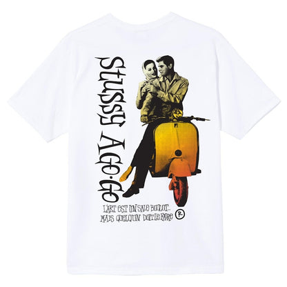 Stussy A Go Go T-shirt White