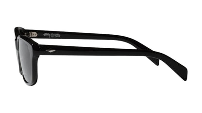 Stussy Alan Sunglasses Black/Black Lens