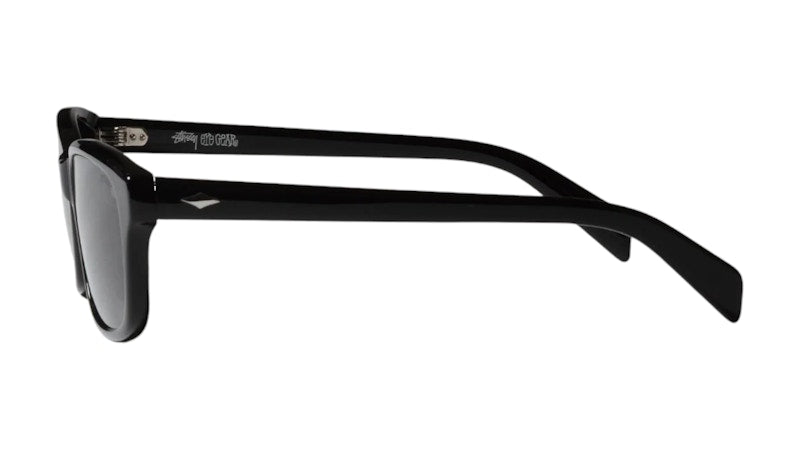 Stussy Alan Sunglasses Black/Black Lens