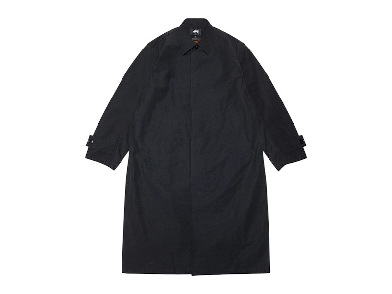 Stussy All Season Trench Coat Black