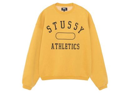 Stussy Athletics Crew Washed Gold