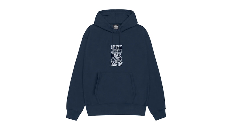 Stussy Authentic Gear Hoodie Navy