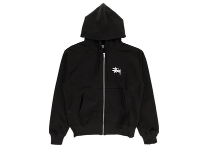 Stussy Basic Zip Hoodie Black