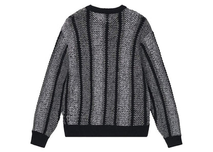 Stussy Baja Loose Gauge Sweater Black