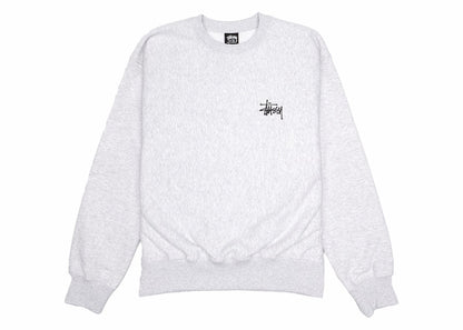 Stussy Basic Crew Ash Heather