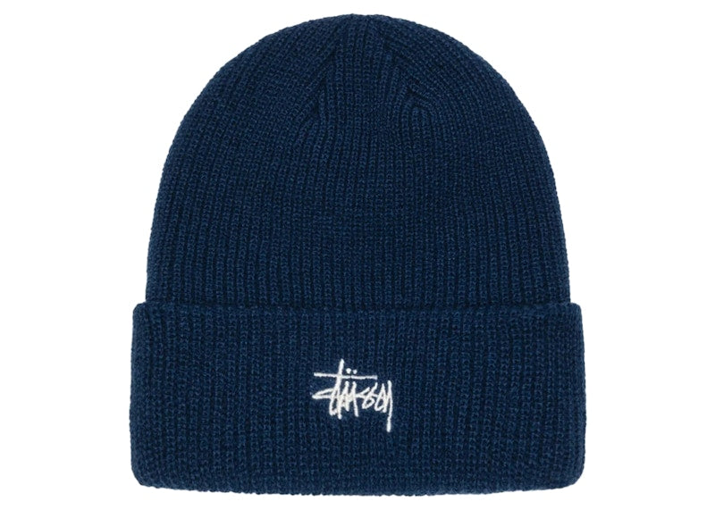 Stussy Basic Cuff Beanie Blueberry