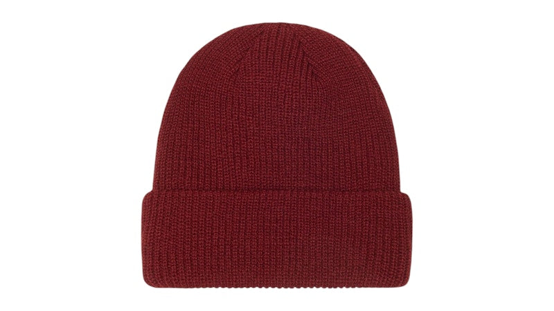 Stussy Basic Cuff Beanie Dark Red