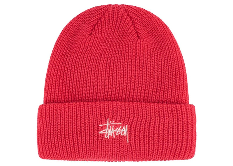 Stussy Basic Cuff Beanie Hot Pink