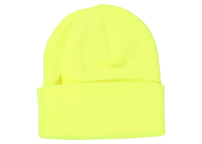 Stussy Basic Cuff Beanie Safety Yellow