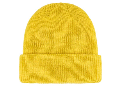 Stussy Basic Cuff Beanie Yellow