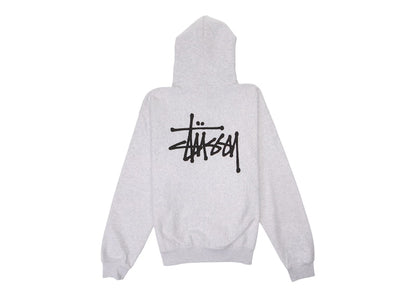 Stussy Basic Hoodie Ash Heather