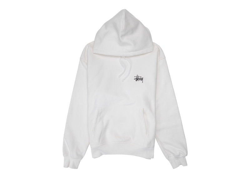 Stussy Basic Hoodie White/Black