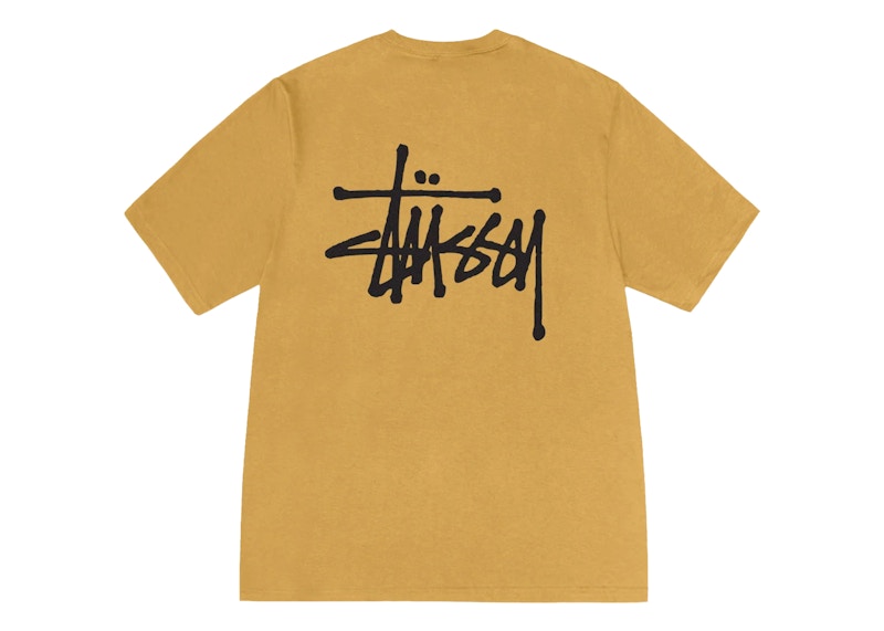 Stussy Basic Logo T-shirt Curry