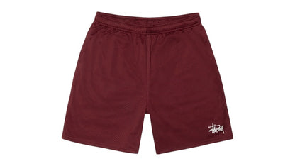 Stussy Basic Mesh Short Dark Red