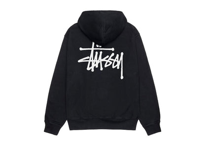 Stussy Basic Pigment Dyed Hoodie Black