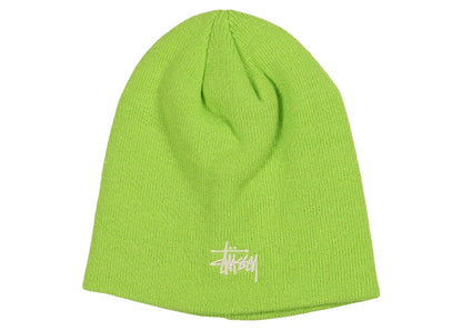 Stussy Basic Skullcap Beanie Lime