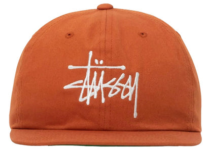 Stussy Basic Strapback Cap Dark Orange