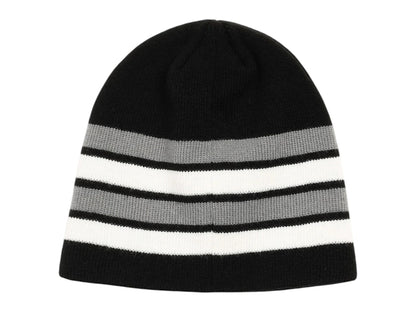 Stussy Basic Striped Skullcap Beanie Black