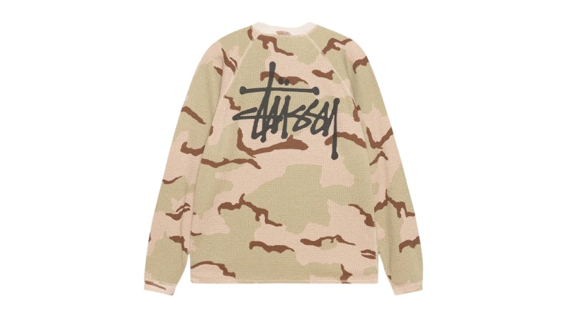 Stussy Basic Thermal Sand Camo