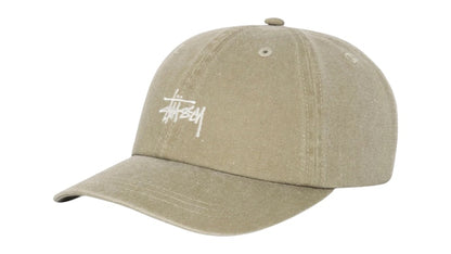 Stussy Basic Washed Cap Faded Tan