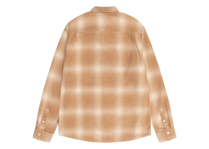Stussy Bay Plaid Shirt Tan
