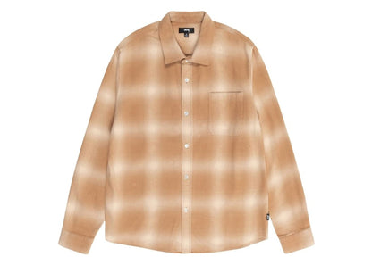 Stussy Bay Plaid Shirt Tan