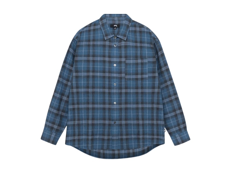 Stussy Beach Plaid Shirt (SS25) Blue