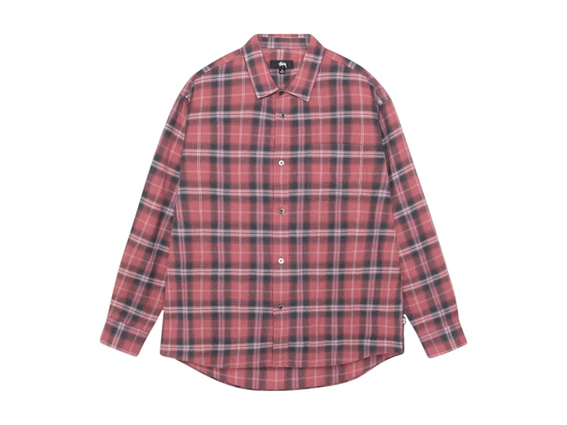 Stussy Beach Plaid Shirt (SS25) Red