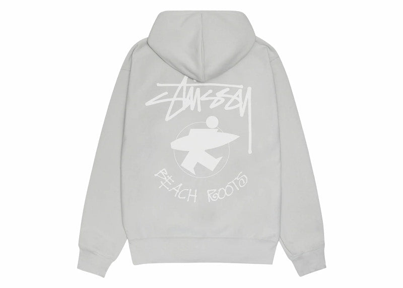 Stussy Beach Roots Zip Hoodie Fog