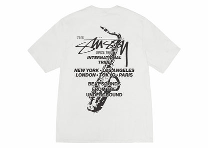 Stussy Beat Sounds Pigment Dyed Tee Natural