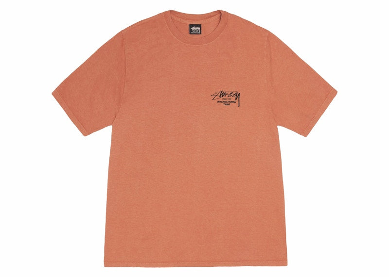 Stussy Beat Sounds Pigment Dyed Tee Rust