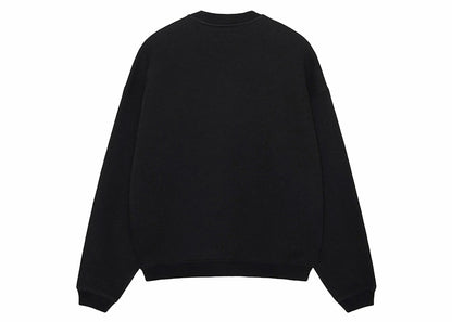Stussy Big Crackle Sport Crew Washed Black