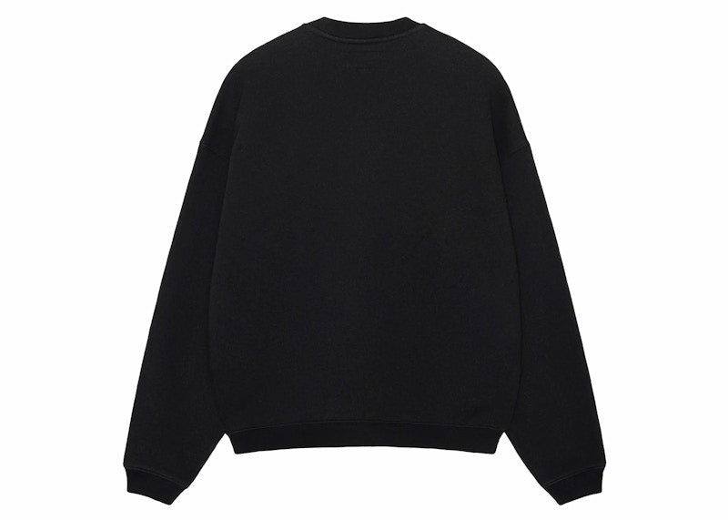 Stussy Big Crackle Sport Crew Washed Black