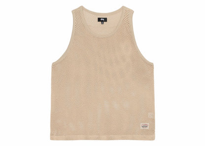 Stussy Big Mesh Tank Natural