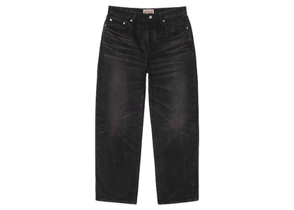 Stussy Big Ol' Jean Vintage Wash Denim Black