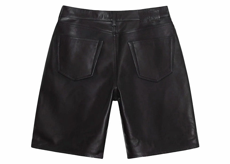 Stussy Big Ol' Leather Short Black