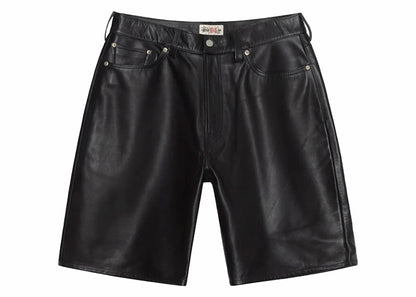 Stussy Big Ol' Leather Short Black