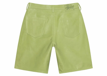 Stussy Big Ol' Leather Short Lime