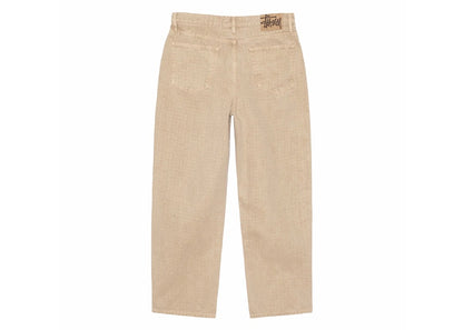 Stussy Big Ol' Needlepunch Canvas Jean Khaki
