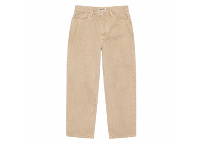 Stussy Big Ol' Needlepunch Canvas Jean Khaki