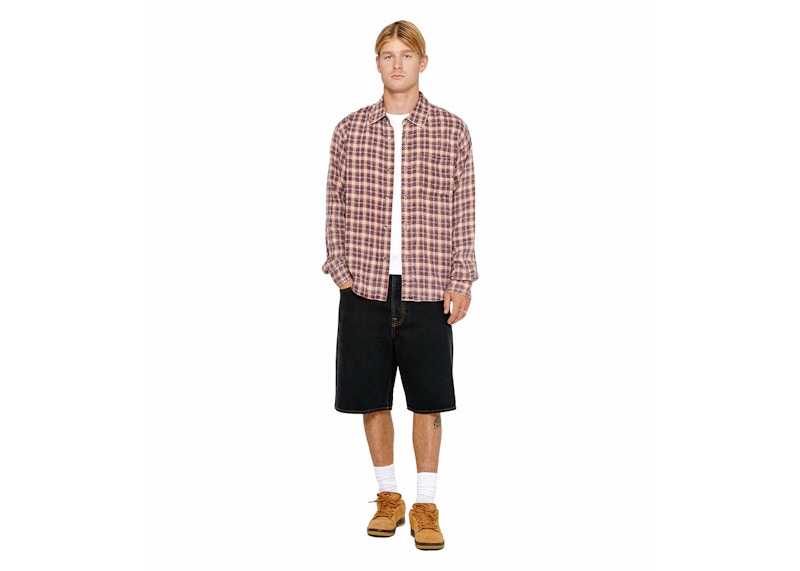 Stussy Big Ol' Short Washed Black Denim