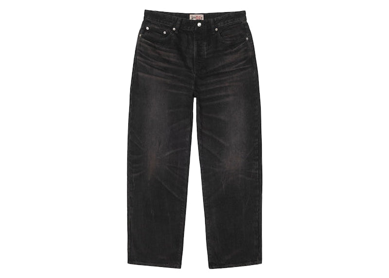 Stussy Big Ol' Vintage Wash Denim Jean Black
