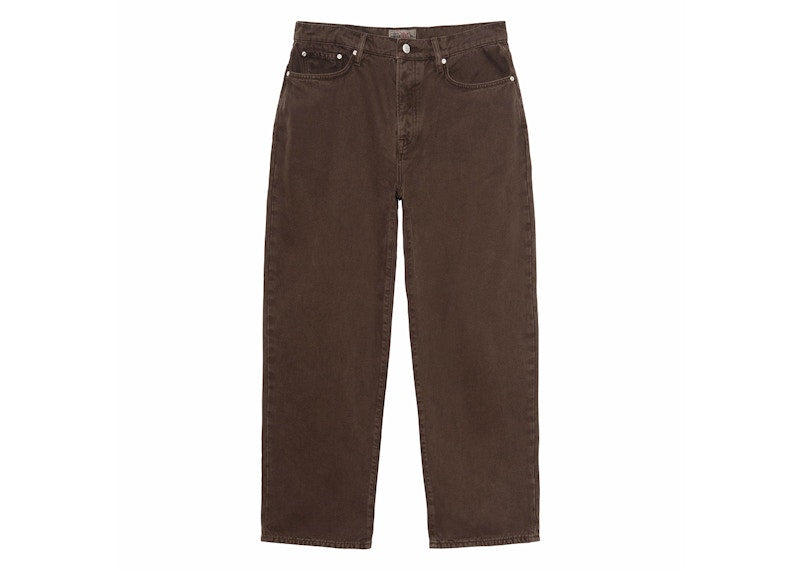 Stussy Big Ol Washed Canvas Jean Brown