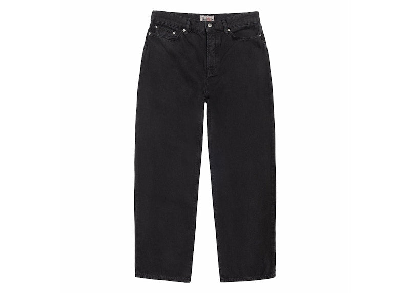 Stussy Big Ol' Washed Canvas Jean Washed Black