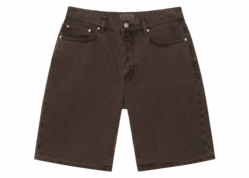 Stussy Big Ol' Washed Canvas Short Brown