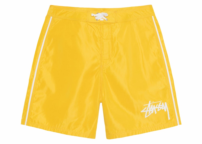 Stussy Big Stock Board Short Yellow