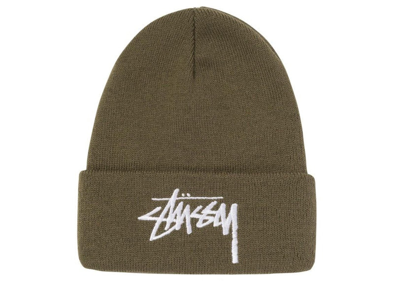Stussy Big Stock Cuff Beanie Olive