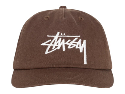 Stussy Big Stock Mid Depth Cap Chocolate