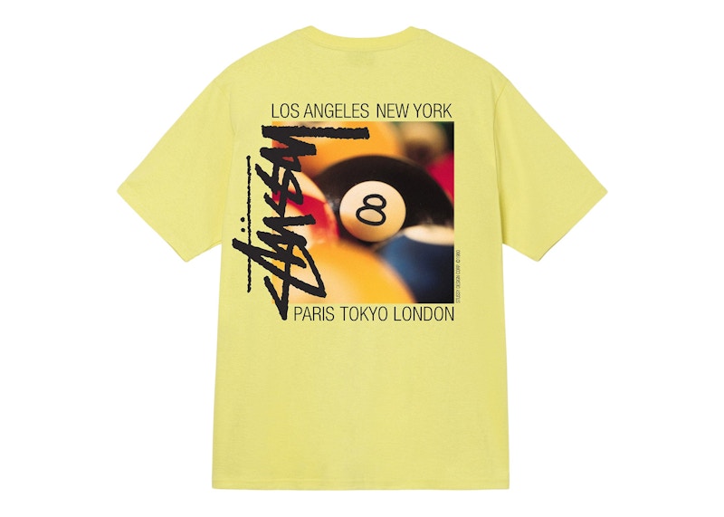 Stussy Billiards Tee Yellow
