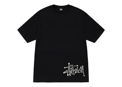 Stussy Bones Stock Tee Black